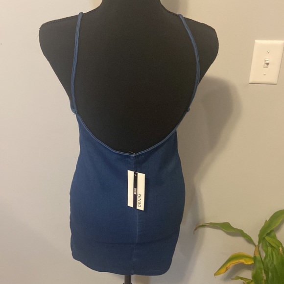 Denim Mini Dress - Picture 4 of 6